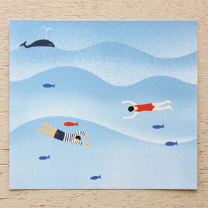 Cozyca x Nishi Shuku Memo Block - Land Scape