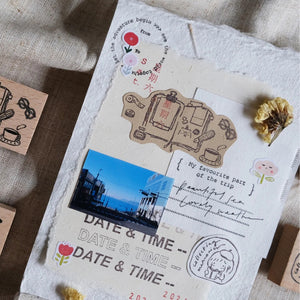 EileenTai.85 Rubber Stamp - Travel Journaling Series {Hi Bear}