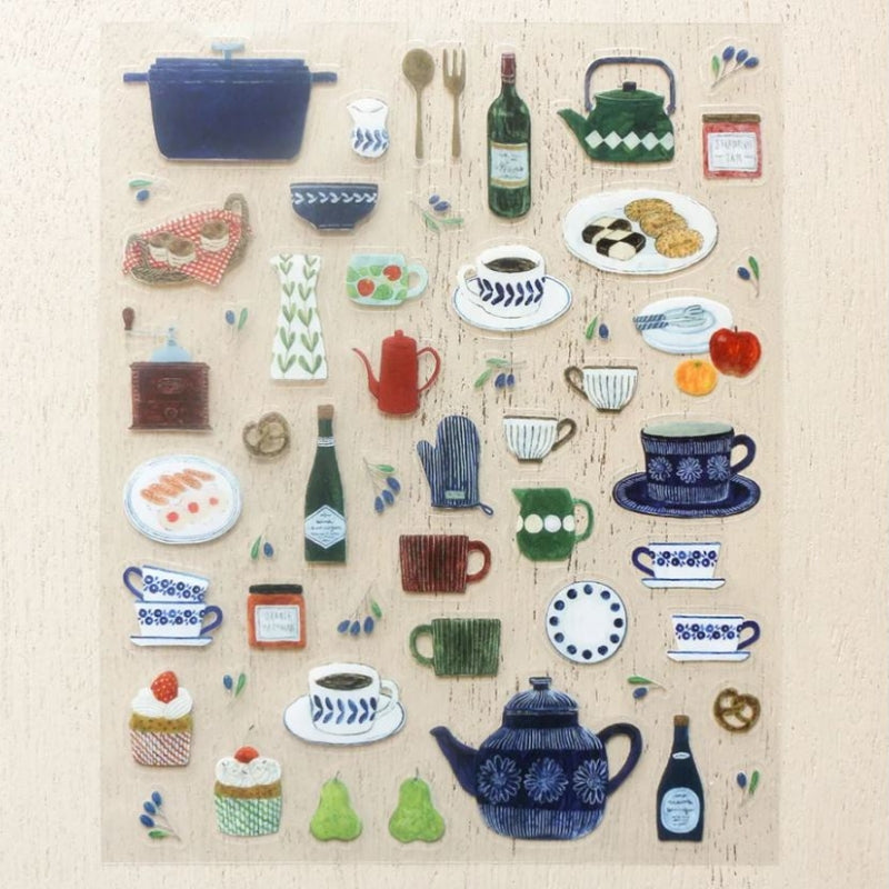 Cozyca x Midori Asano Sticker Seals - 22879 Kitchen