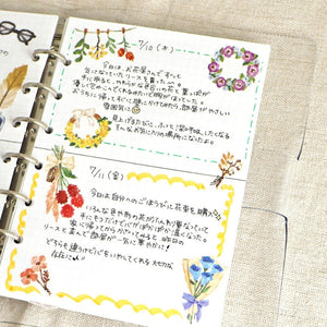 Mind Wave Heart-Throbbing Sticker Sheet - Floral Wreaths 82506
