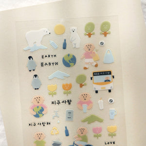 Suatelier Stickers - 1179 Save The Earth