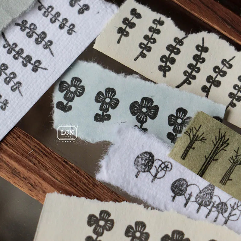 LCN Clear Stamp Set - Trees and Flowers