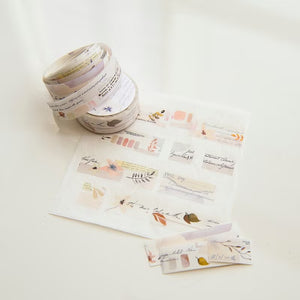 MU Print Sectional Washi Paper Tape - SWT-005 Geometric Pure System
