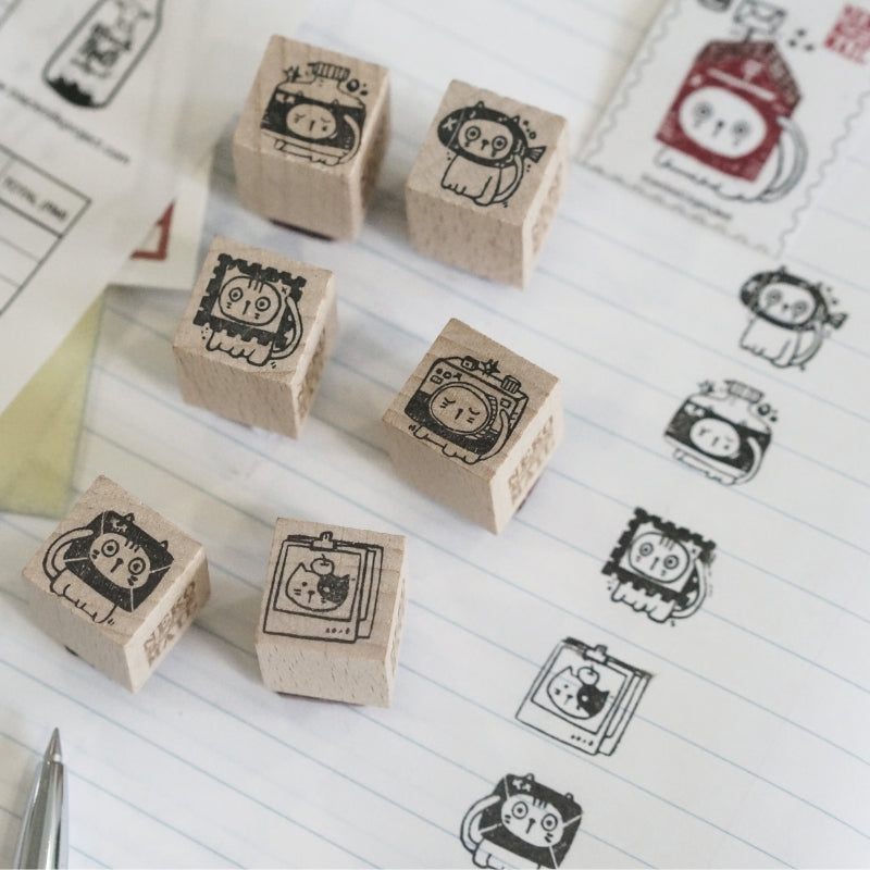 Black Milk Project Rubber Stamp - Neko Mail (XS) - Photo