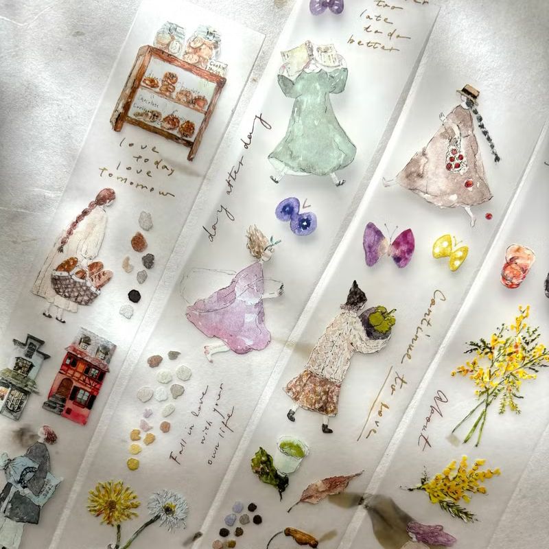 Pion - 3.5cm Matte PET Tape - Mini Girl 01