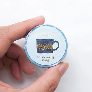 Cozyca Foil Masking Tape - My Favourite Mugs (21-029)