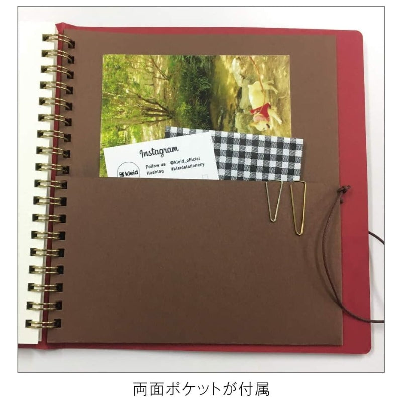 Kleid String Tie Note 02 Notebook 2mm Grid - Camel