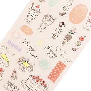 Furukawa Ltd Edition Clear Collage Stickers - Sweets QS180