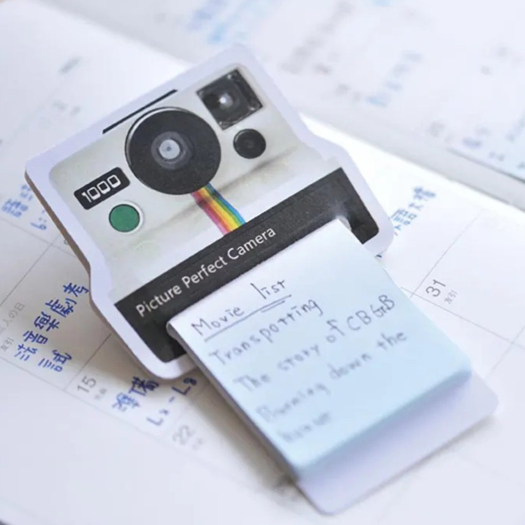 MU Sticky Notes - Polaroid Camera - Paper Plus Cloth