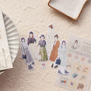 MU Print Girl Stickers - 002