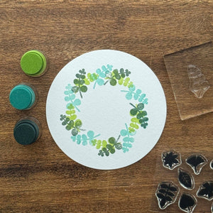 Mizushima Pocket Clear Stamp Set - Leaves STJ-P-HA