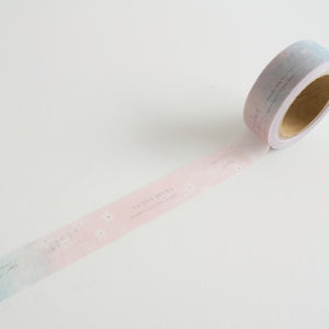 Yohaku Washi Tape - Y-165 Hanagumori (Flower Cloudy)