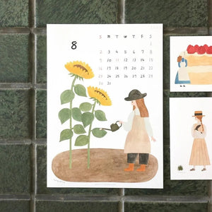 Cozyca x Necktie 2026 Wall Calendar