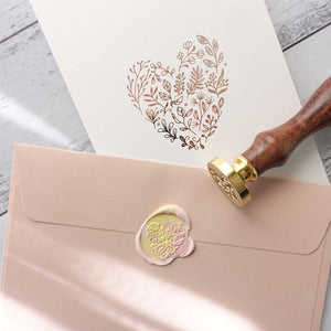 Fiona Ariva - Botanical Floral Love Heart Wax Seal Stamp Kit