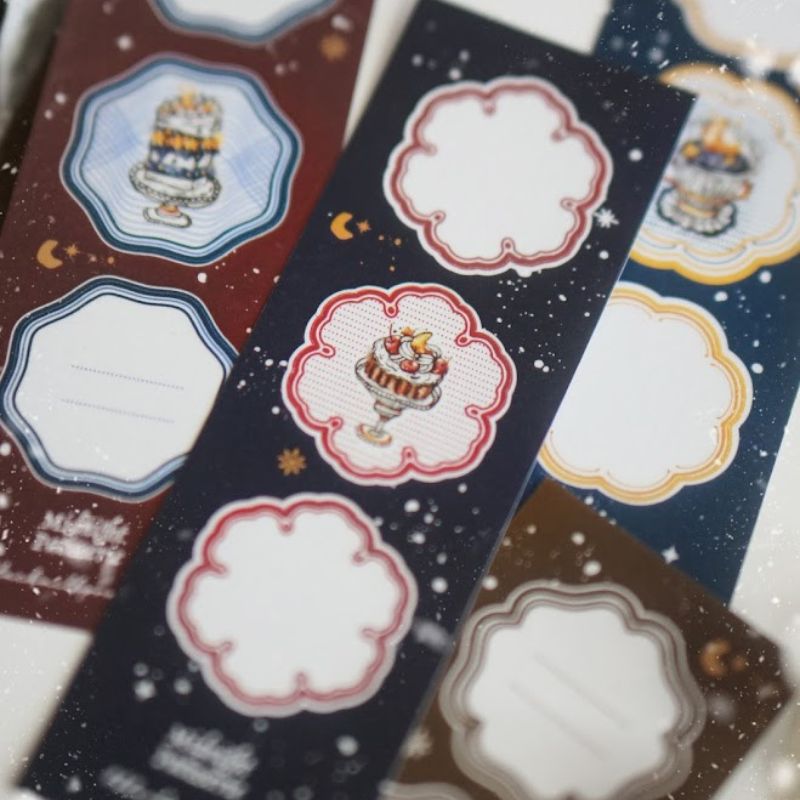 PRE ORDER: BMP Notes in the Night - Midnight Patisserie (Kiss-cut frames/ washi)