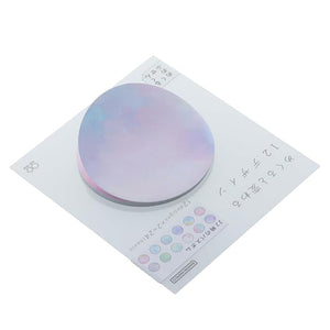 Sun-Star Turn Over Round Sticky Notes - Bath Bomb