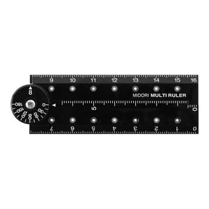 Midori Multi Ruler - 16cm Black