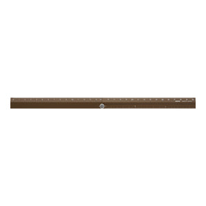 Midori Aluminum Multiple Ruler - Brown