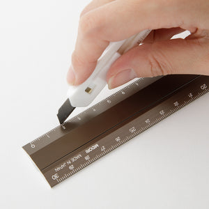 Midori Aluminum Multiple Ruler - Brown