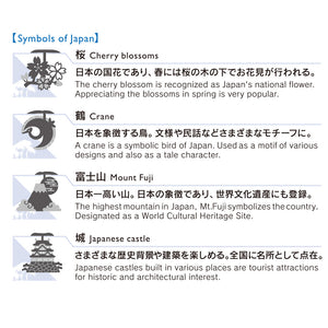 Midori Etching Clip E Clips - Japanese Symbols (Limited Edition)