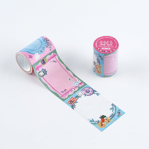 2026 Hobonichi Accessories: Yumi Kitagishi - Sticky Note Roll - White Cat’s Table Decorations