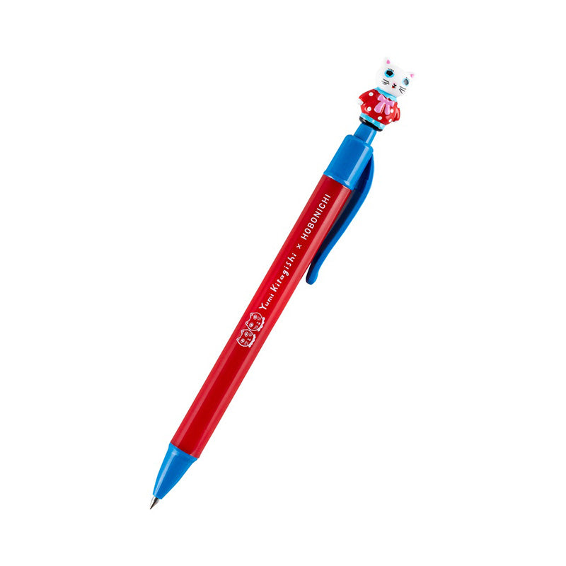 2027 Hobonichi Accessories: Yumi Kitagishi - Ballpoint Pen - White Cat