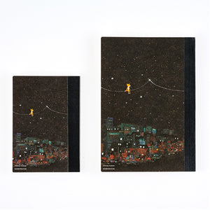 2026 Hobonichi Accessories: A5 Graph Notebook - Hiroko Kubota: Another night of falling star sparklers