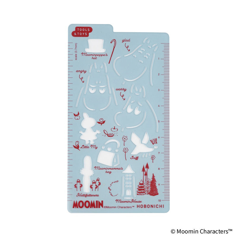 2027 Hobonichi Accessories: Hobonichi Stencil - Moomin