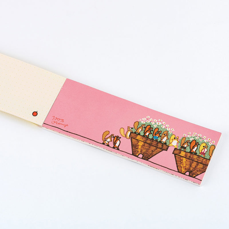 2026 Hobonichi Accessories: Letter Set - 100%ORANGE: Squirrel’s Moving Day