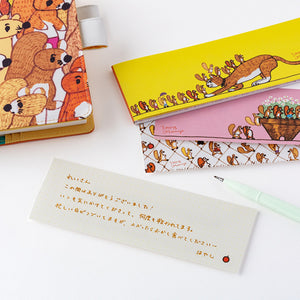 2026 Hobonichi Accessories: Letter Set - 100%ORANGE: Squirrel’s Moving Day