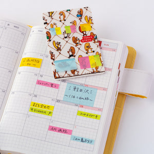 2026 Hobonichi Accessories: Translucent Sticky Notes - 100%ORANGE: Taking a Break