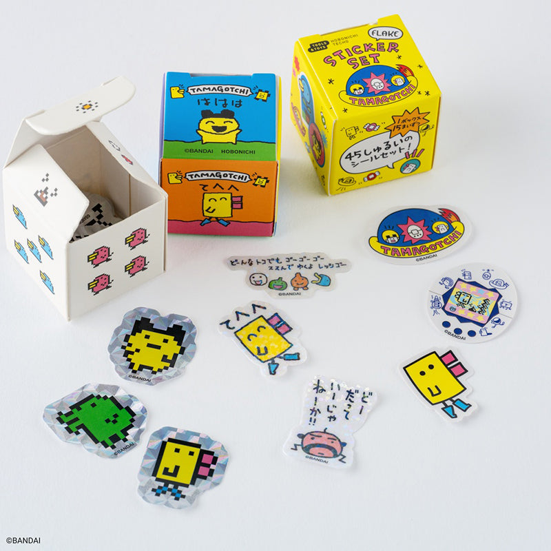 2026 Hobonichi Accessories: Tamagotchi - Flake Stickers (Set of 3 Boxes)