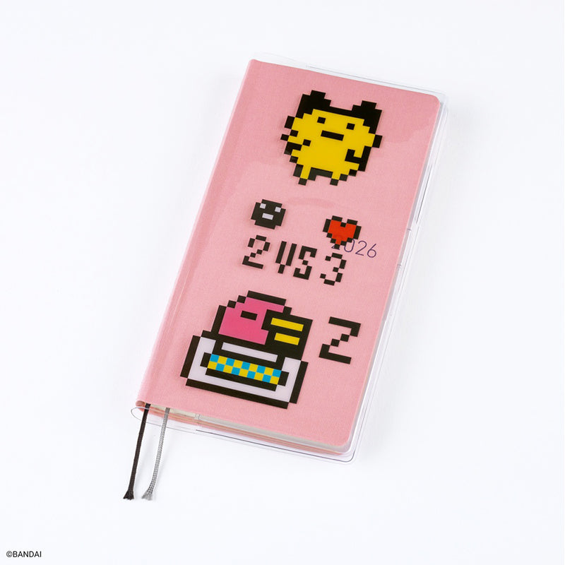 2026 Hobonichi Accessories: Tamagotchi - Clear Cover for Weeks (Carefree Tamagotchi)