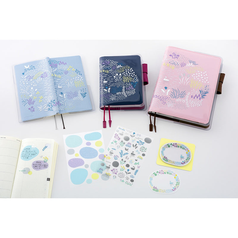 2026 Hobonichi Accessories: Yuri Sanae - See-Through Sticky Notes (Forest Lake)