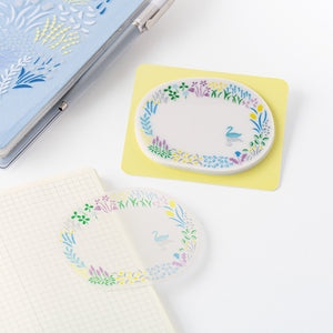 2026 Hobonichi Accessories: Yuri Sanae - See-Through Sticky Notes (Forest Lake)