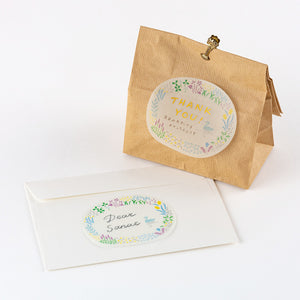 2026 Hobonichi Accessories: Yuri Sanae - See-Through Sticky Notes (Forest Lake)