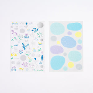 2026 Hobonichi Accessories: Yuri Sanae - Layering Stickers (Forest Lake)