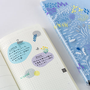 2026 Hobonichi Accessories: Yuri Sanae - Layering Stickers (Forest Lake)