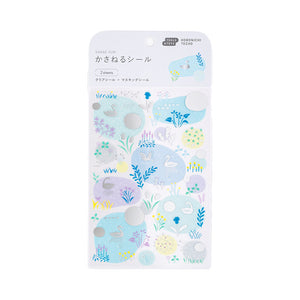 2026 Hobonichi Accessories: Yuri Sanae - Layering Stickers (Forest Lake)