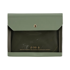 2026 Hobonichi Accessories: Alettone - Document Case for A6 Size (Olive)
