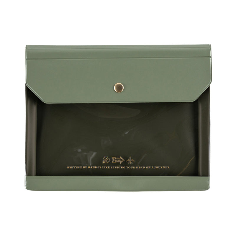 2026 Hobonichi Accessories: Alettone - Document Case for A6 Size (Olive)