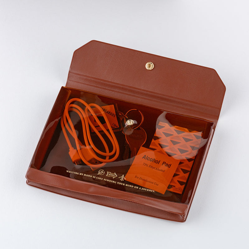 2026 Hobonichi Accessories: Alettone - Document Case for A6 Size (Brown)