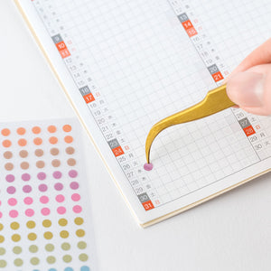 2026 Hobonichi Accessories: TSUKI no IRO - Transparent Dot Stickers (3.5mm)