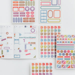 2026 Hobonichi Accessories: TSUKI no IRO - Sticker Set (Schedule)