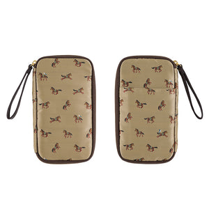2026 Hobonichi Drawer Pouch: Small Drawer Pouch (Bow & Tie - Galloping Horses)