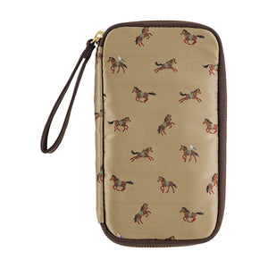 2026 Hobonichi Drawer Pouch: Small Drawer Pouch (Bow & Tie - Galloping Horses)