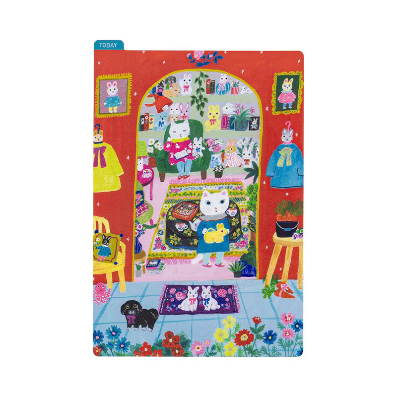 2026 Hobonichi Accessories: A6 Pencil Board: Yumi Kitagishi - In The Room