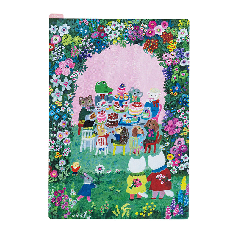 2026 Hobonichi Accessories: A5 Pencil Board: Yumi Kitagishi - In the Garden