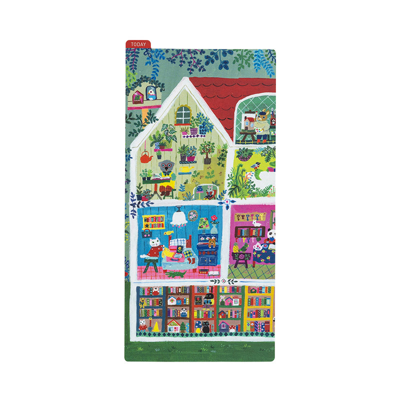 2026 Hobonichi Accessories: Weeks Pencil Board: Yumi Kitagishi - Animal Condo
