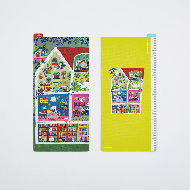 2026 Hobonichi Accessories: Weeks Pencil Board: Yumi Kitagishi - Animal Condo